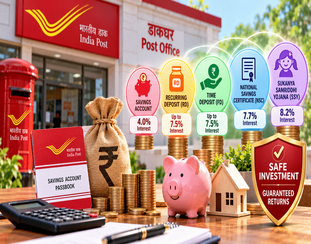 Post office schemes: 5 government-backed savings options offering ...