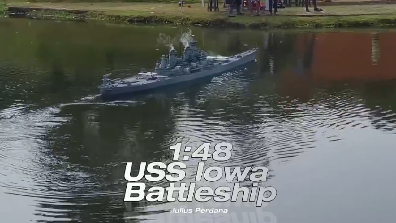 Behind the scenes with a giant RC battleship