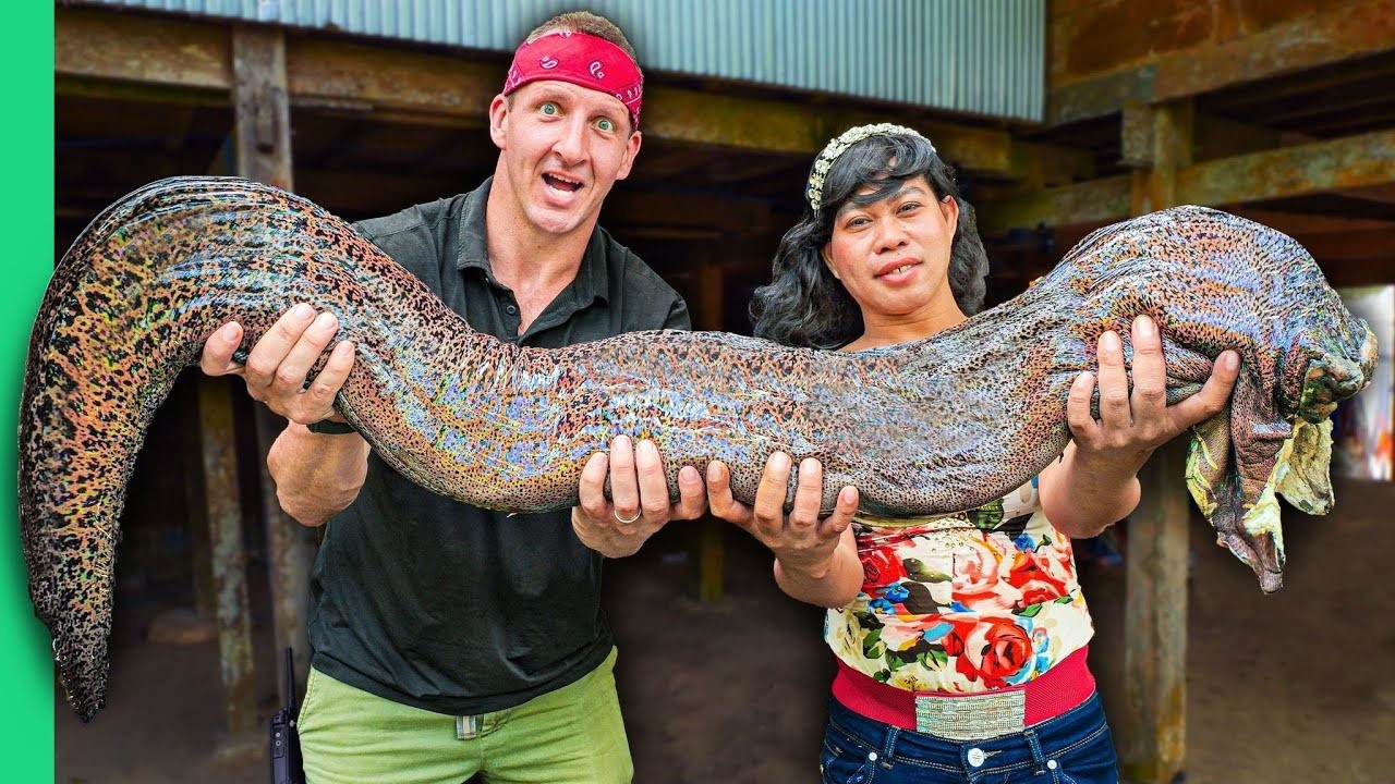 1. He traveled into rural Indonesia for a tribal feast... the food got wild