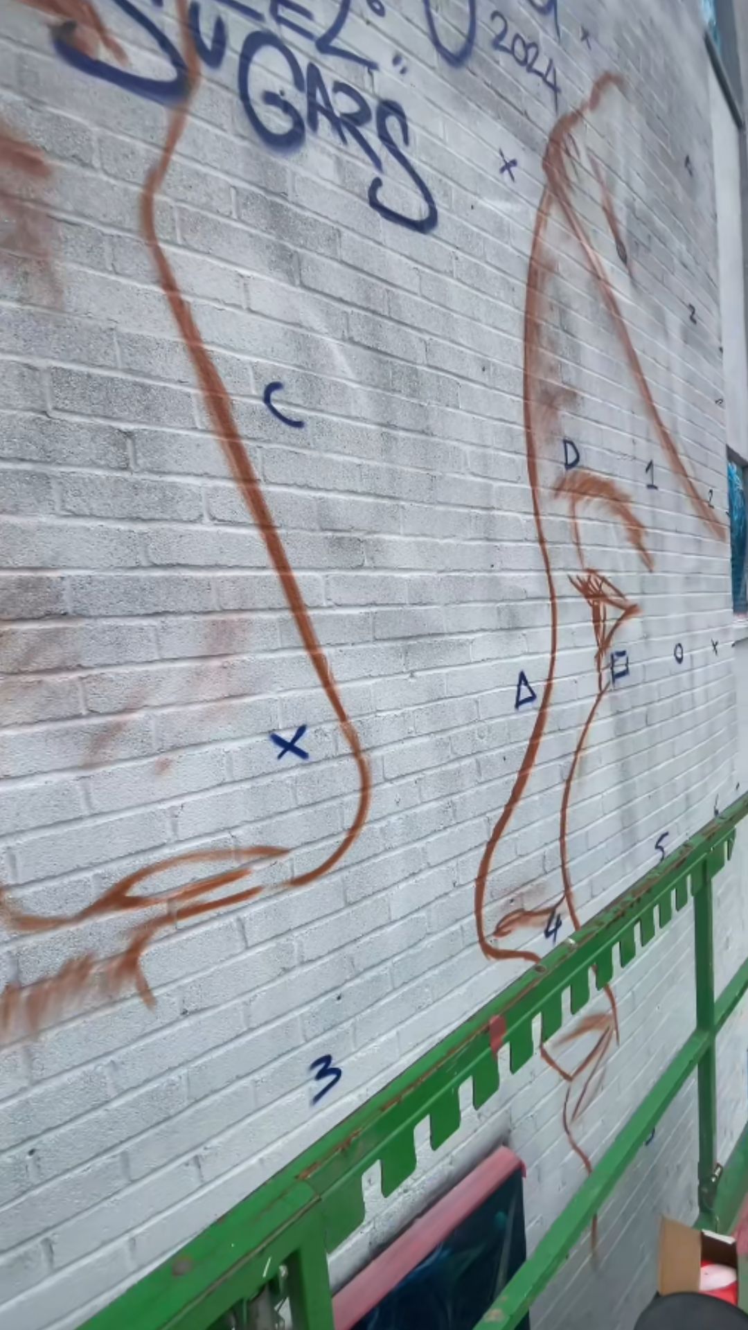 Starting a huge mural project with an unexpected setback