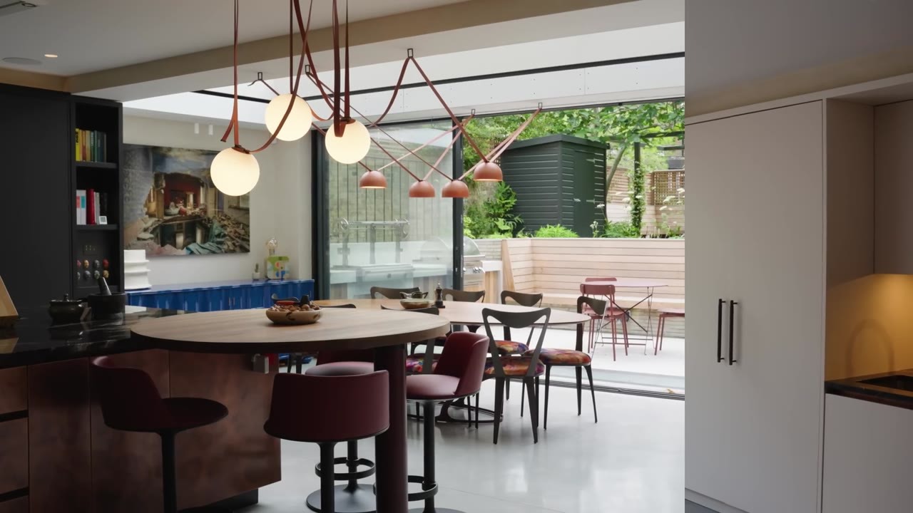 Inside a historic home with an entire new level dug underneath