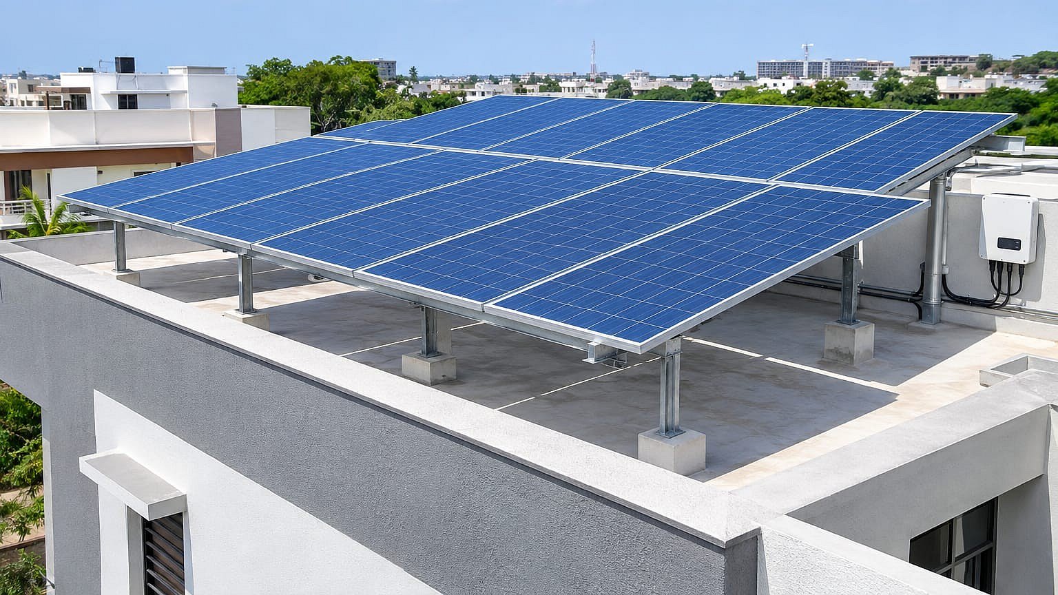 Gujarat powers up govt buildings with solar energy; 95 MW capacity ...