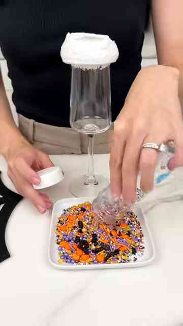 Fun Halloween float with festive flavors