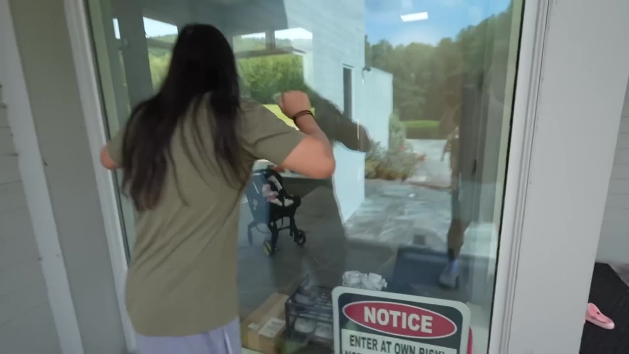 They realized they locked their baby in the house - then the panic hit