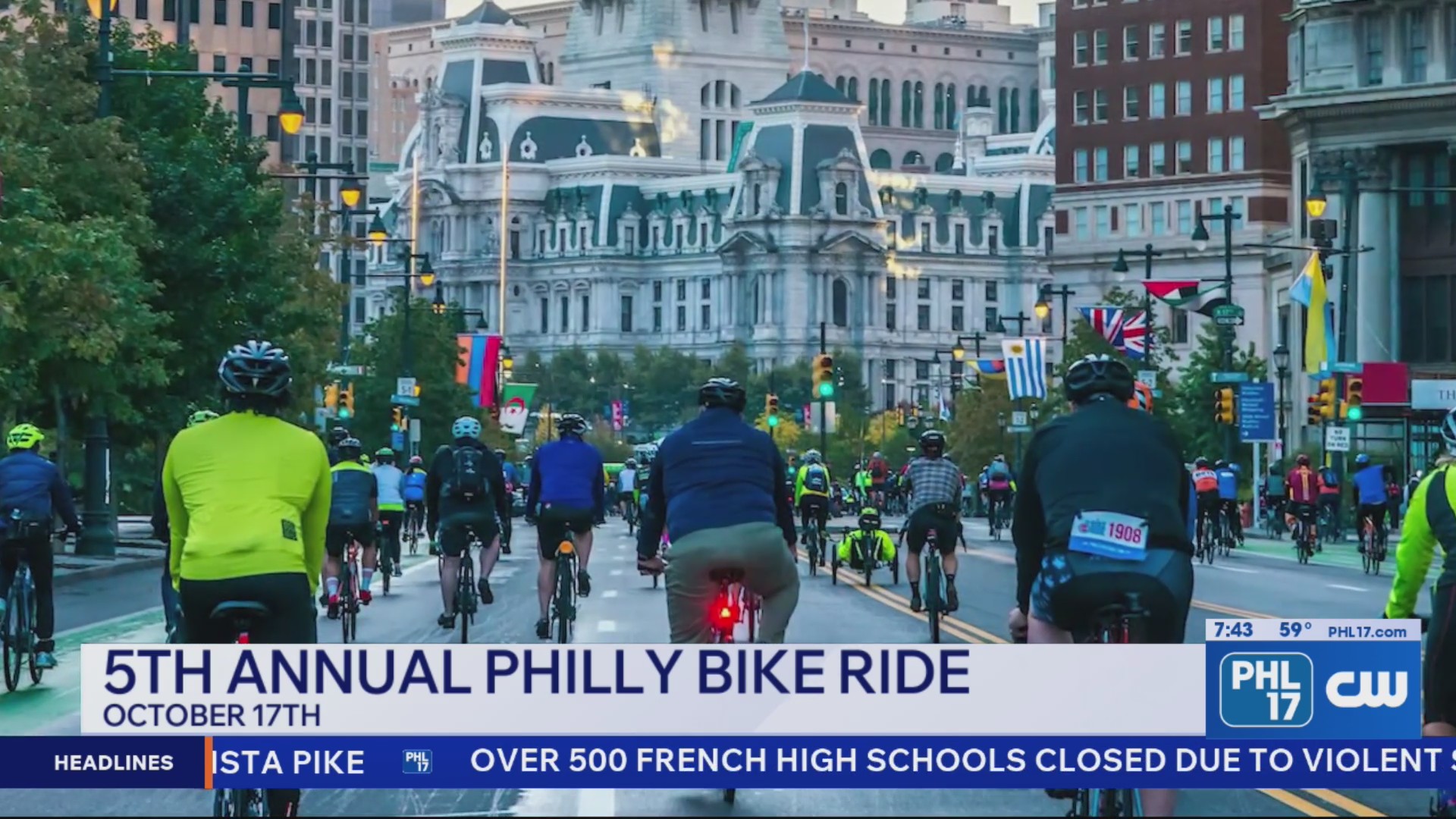 Philly bike ride returns for scenic social fun | PHL17 Morning News