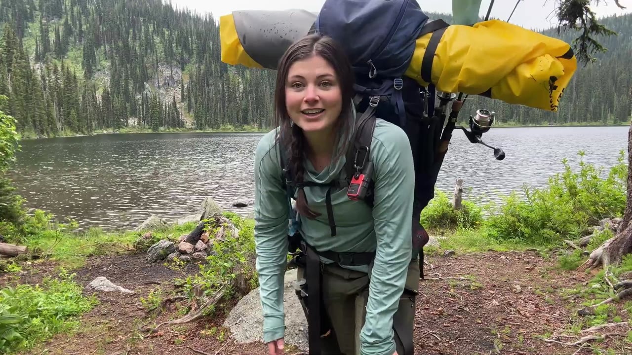 She hiked deep into the mountains alone with her dog then reached a ...
