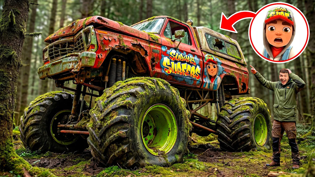 Achamos o caminhão roubado do Subway Surfers! Será que dá pra consertar?