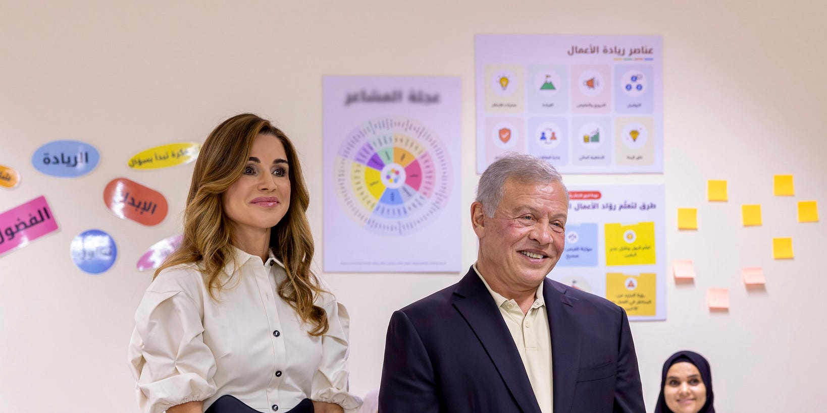 Queen Rania and King Abdullah celebrate World Teachers’ Day with a ...