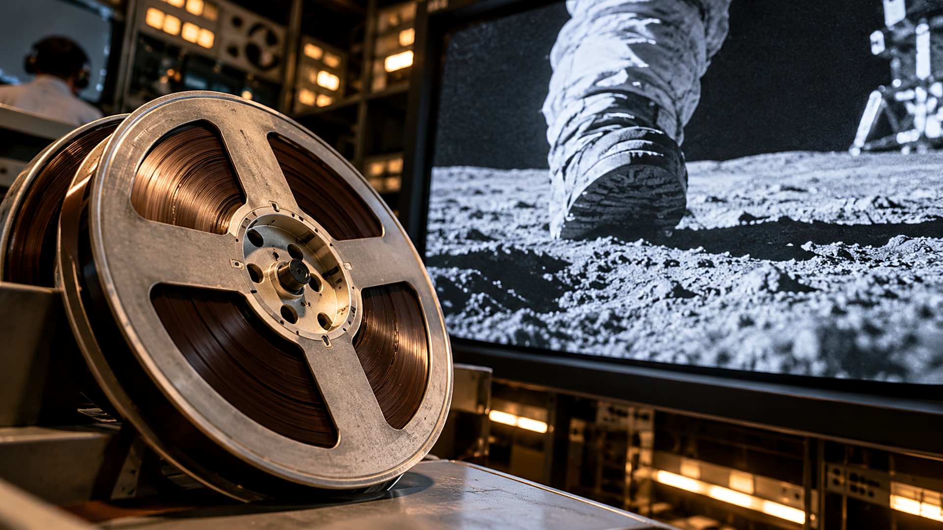 The Apollo 11 footage NASA called gone forever, until a surplus auction ...