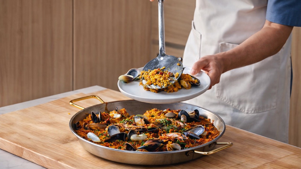 Making authentic Spanish paella looks complicated... but getting the ...