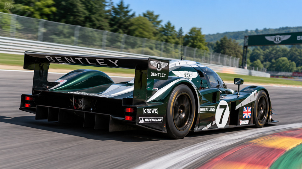 The Bentley Speed 8 sounds nothing like a luxury car