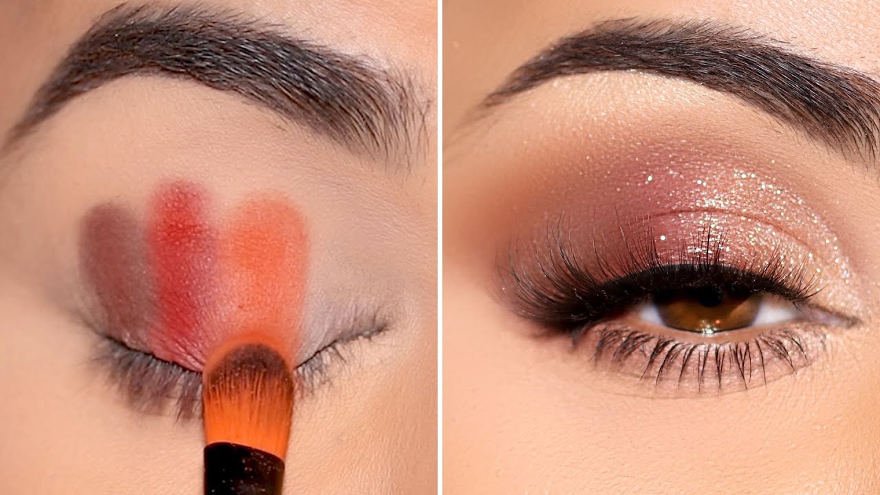 Easy 3 minute fall eyeshadow look
