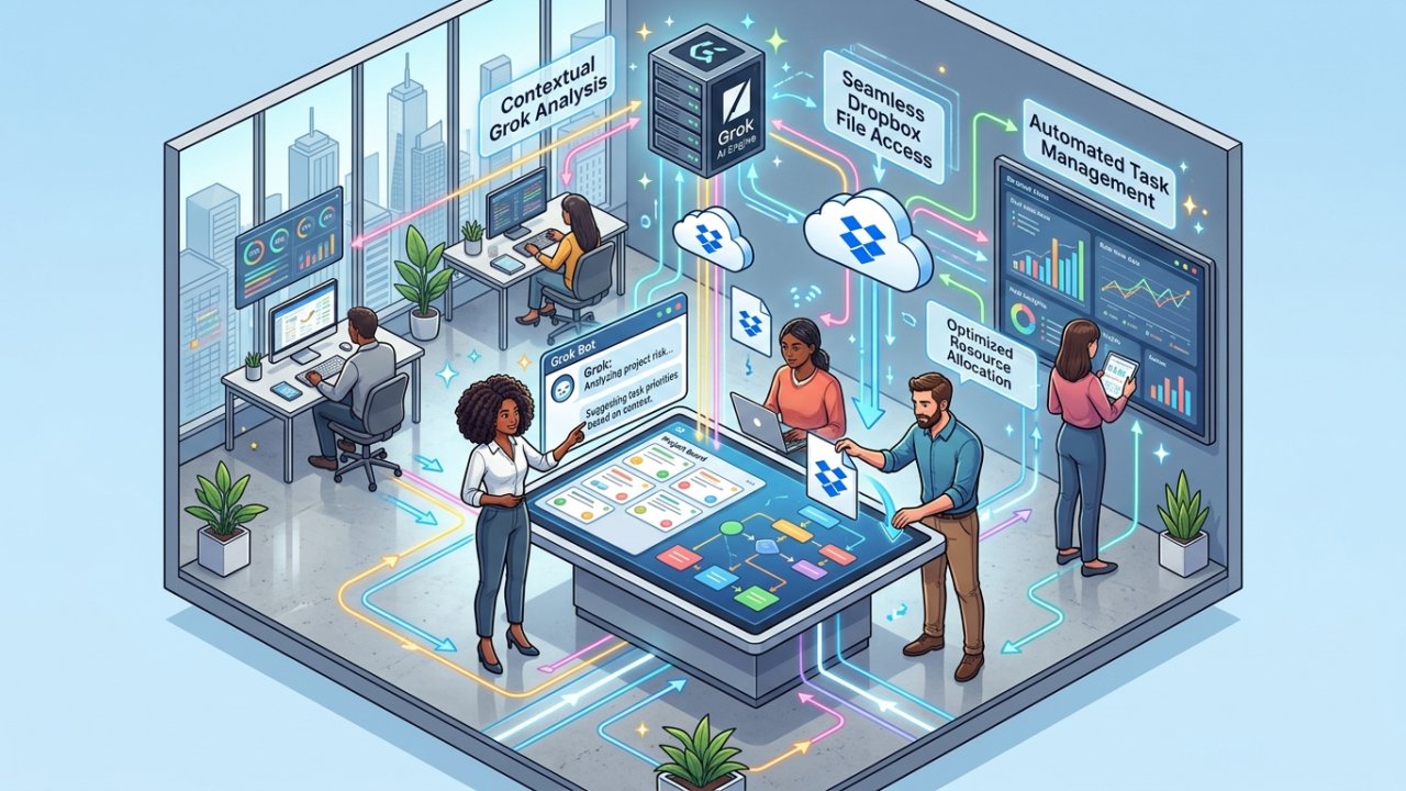Dropbox enhances workflow with Grok Bot’s contextual AI integration