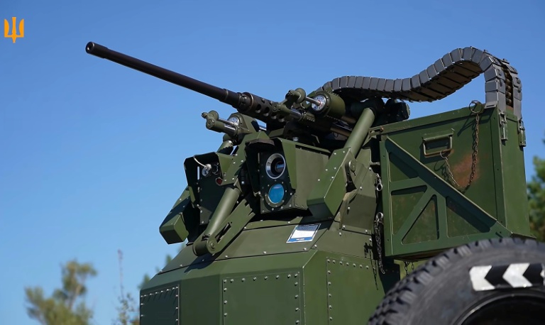 Ukraine says using AI robot guns to shoot down new Russian drones