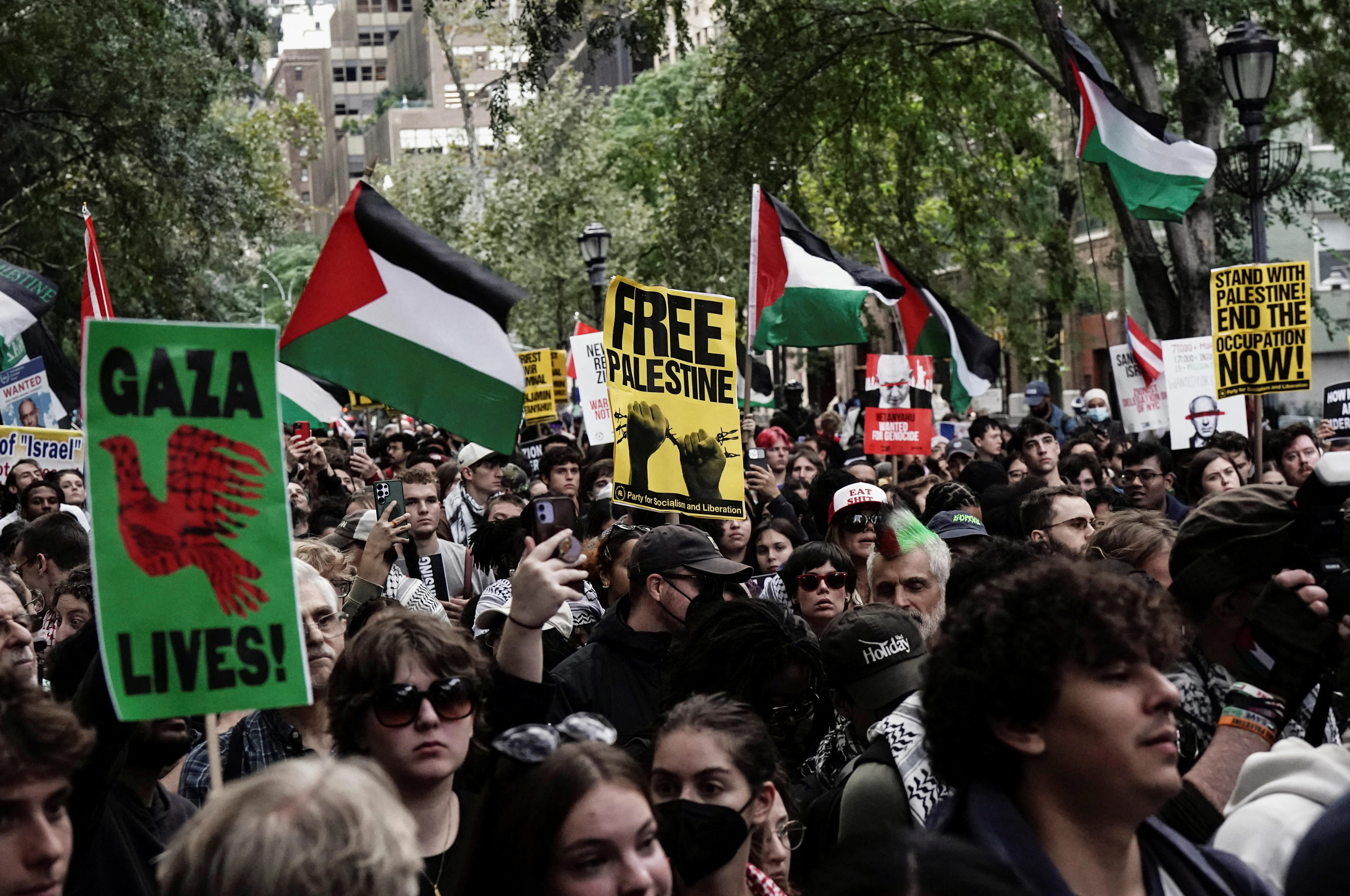 At least 75 pro-Palestinian protests planned worldwide on Oct. 7 ...