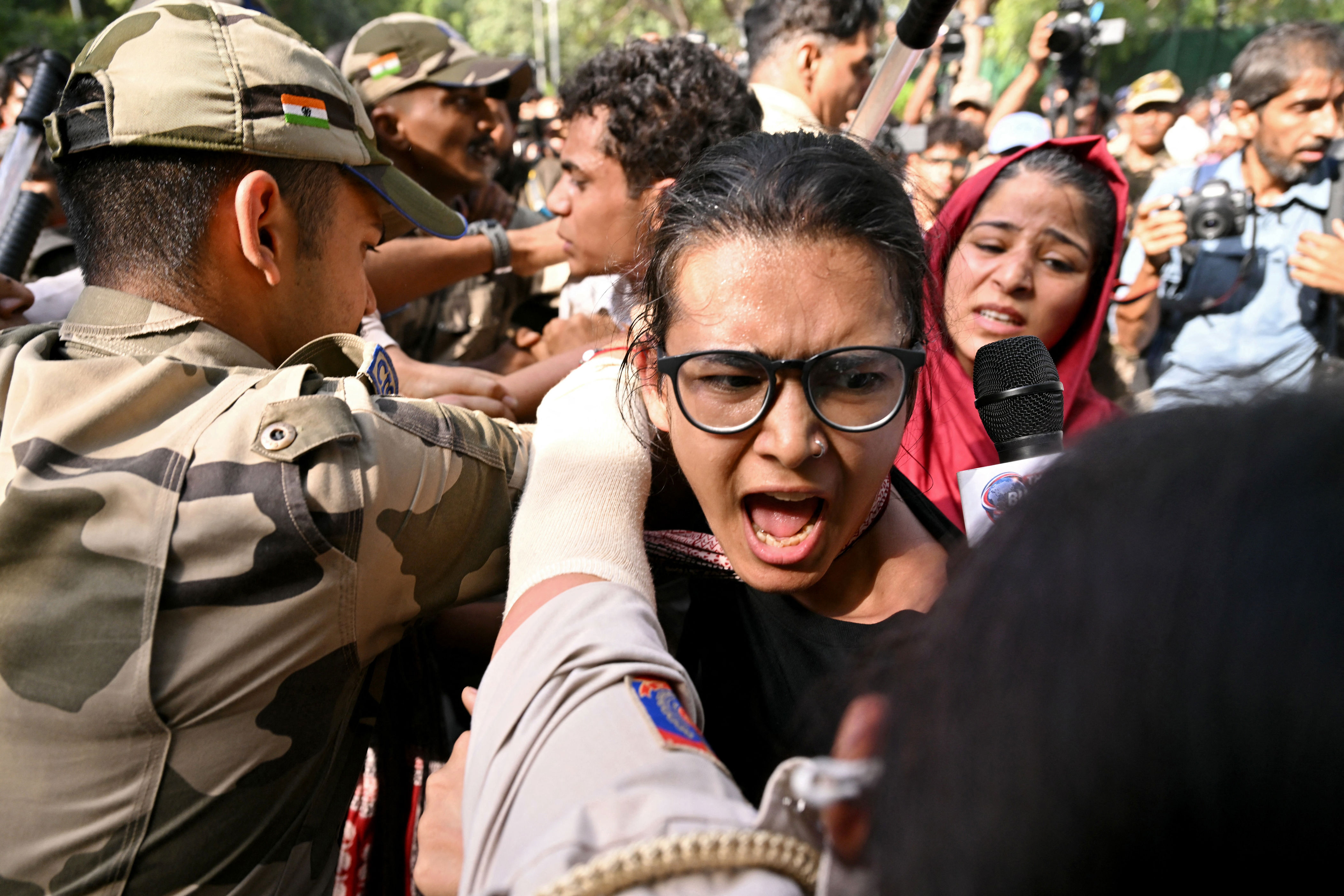 Police accused of sexual misconduct during India protests