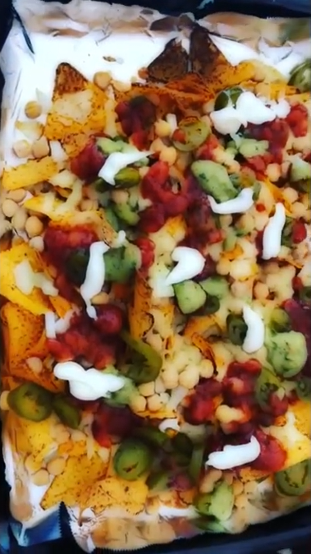 Fancy nachos for sharing