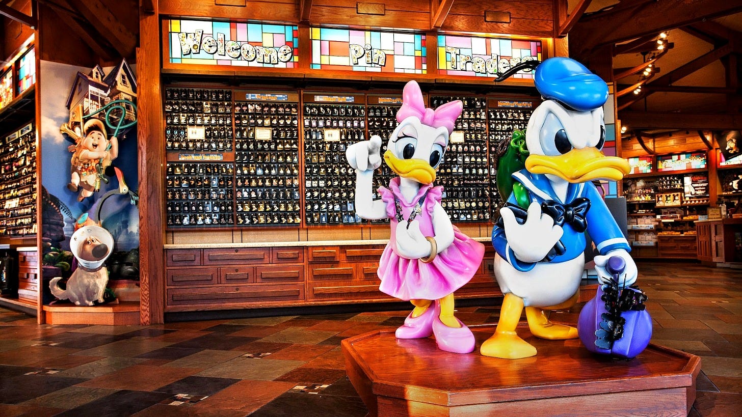 Disneyland adds pin vending machines with $18 mystery pins