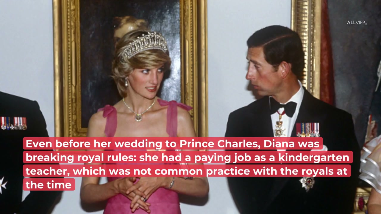 Princess Diana's notable departures from royal protocol