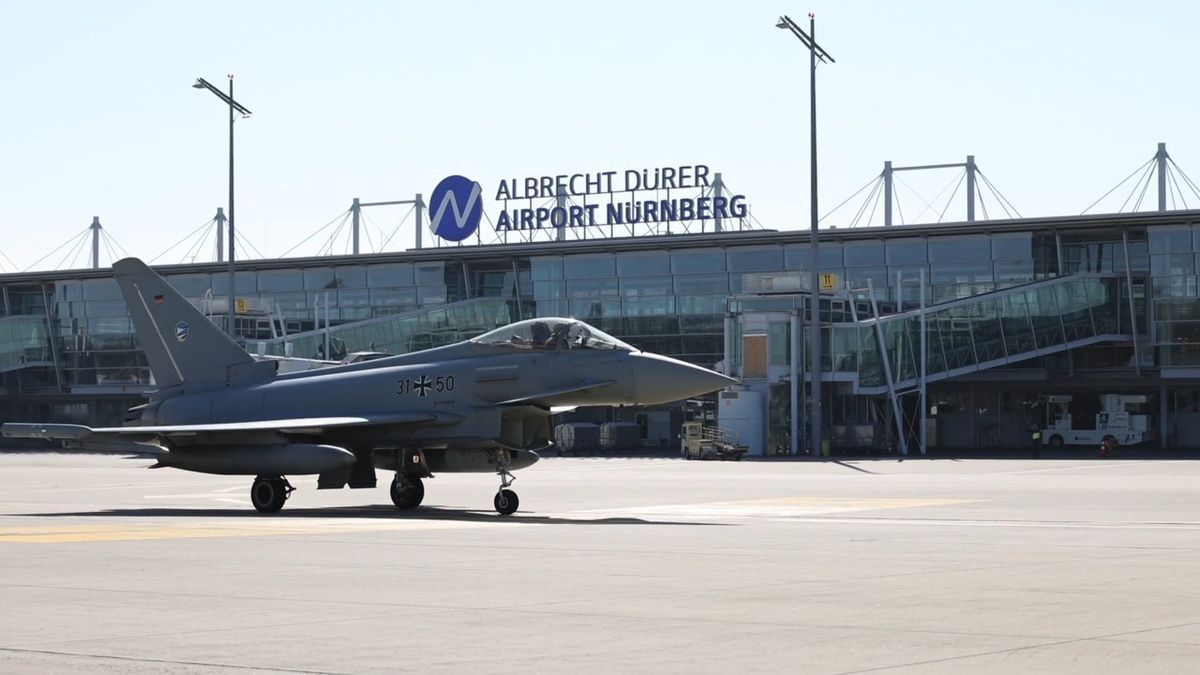 Proben für den Ernstfall: Bundeswehr-Kampfjets am Flughafen Nürnberg