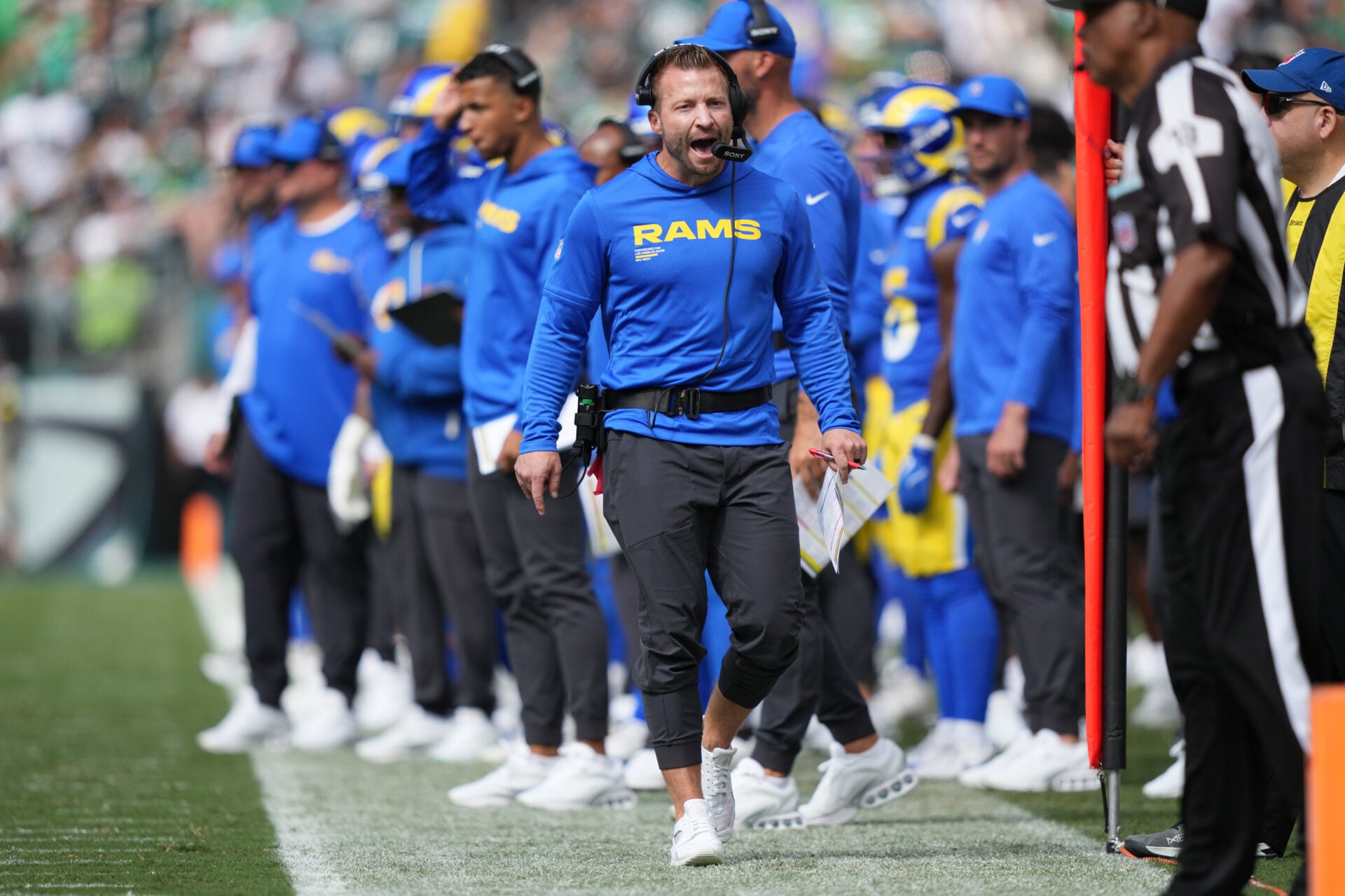 Viral video shows how LA Rams coaches taunted Philadelphia Eagles fans ...