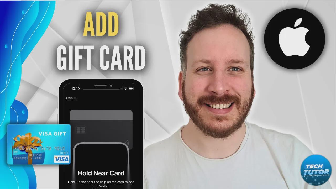 How to add Visa gift card to Apple Wallet