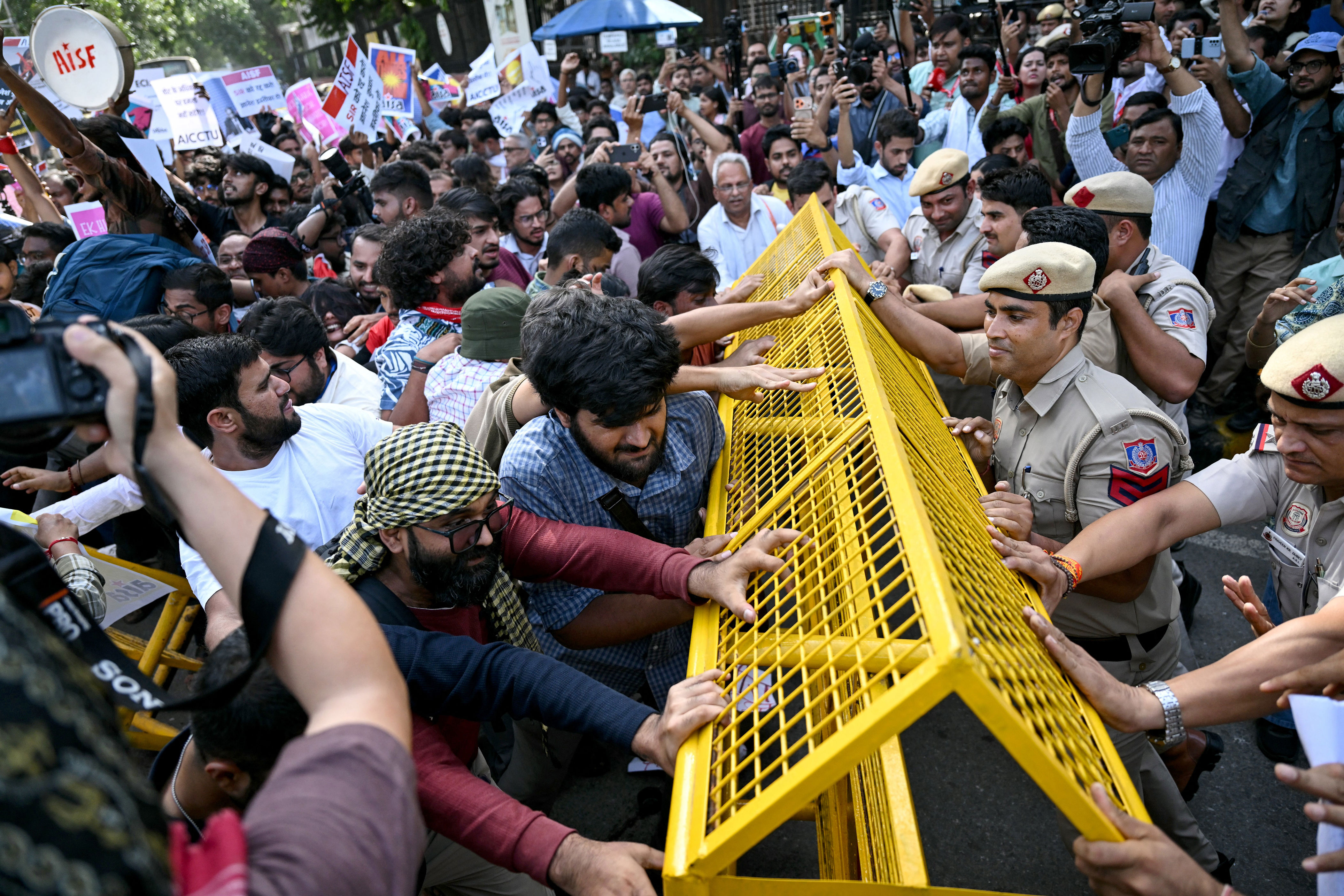 Police accused of sexual misconduct during India protests