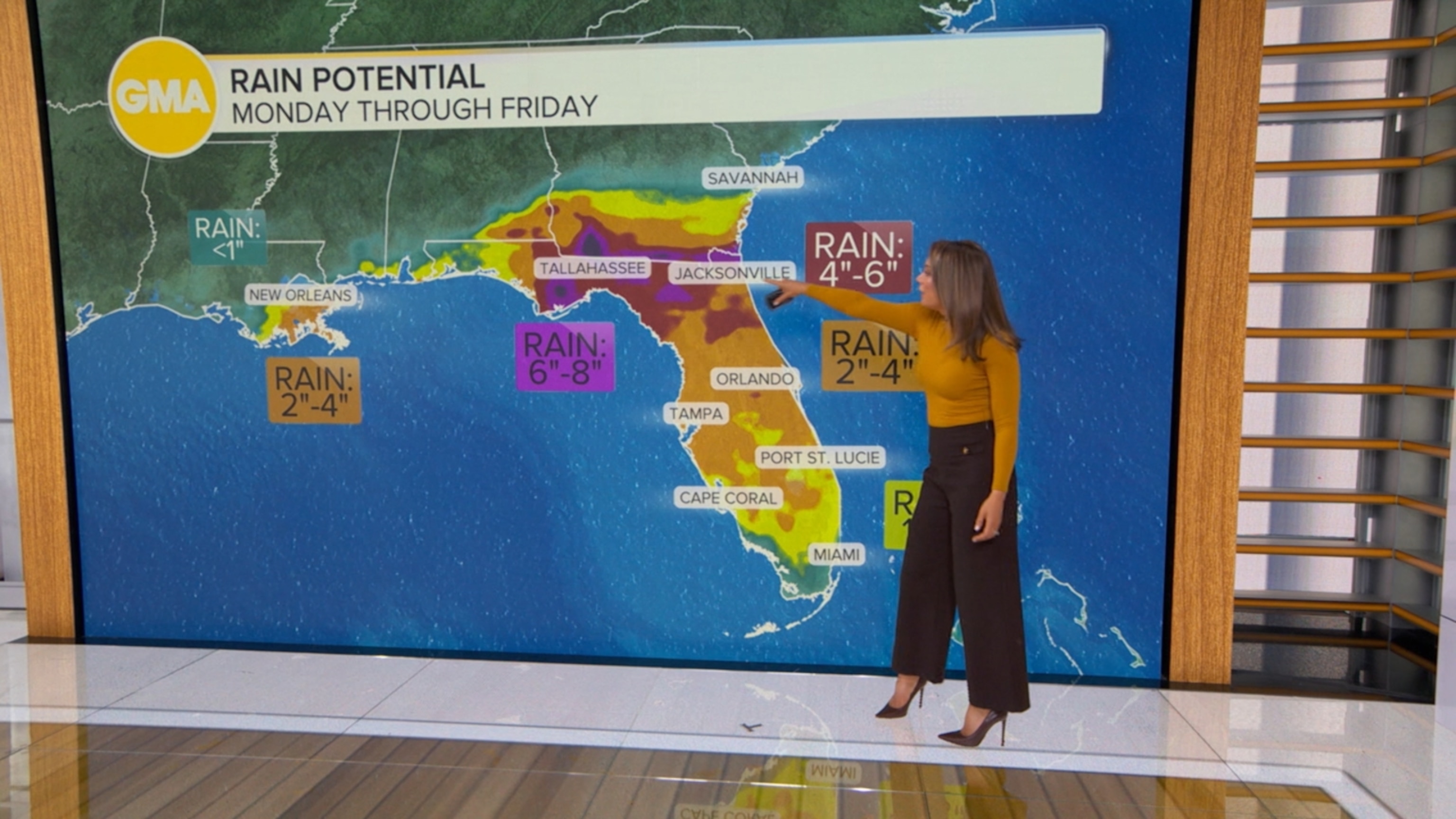 Tracking the flood risk and extreme heat putting millions on alert