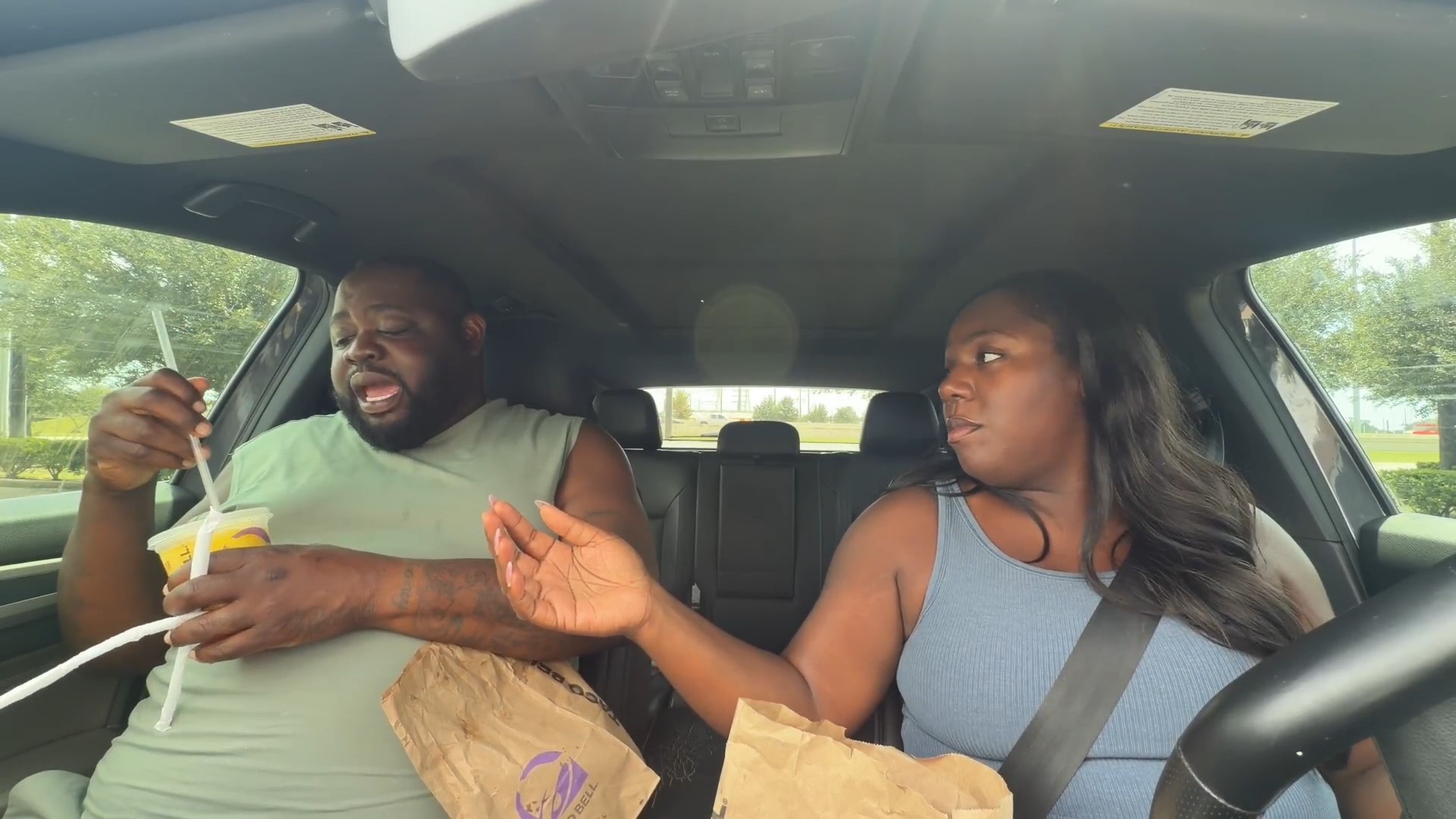 Husband's reaction to the salt I poured in his food
