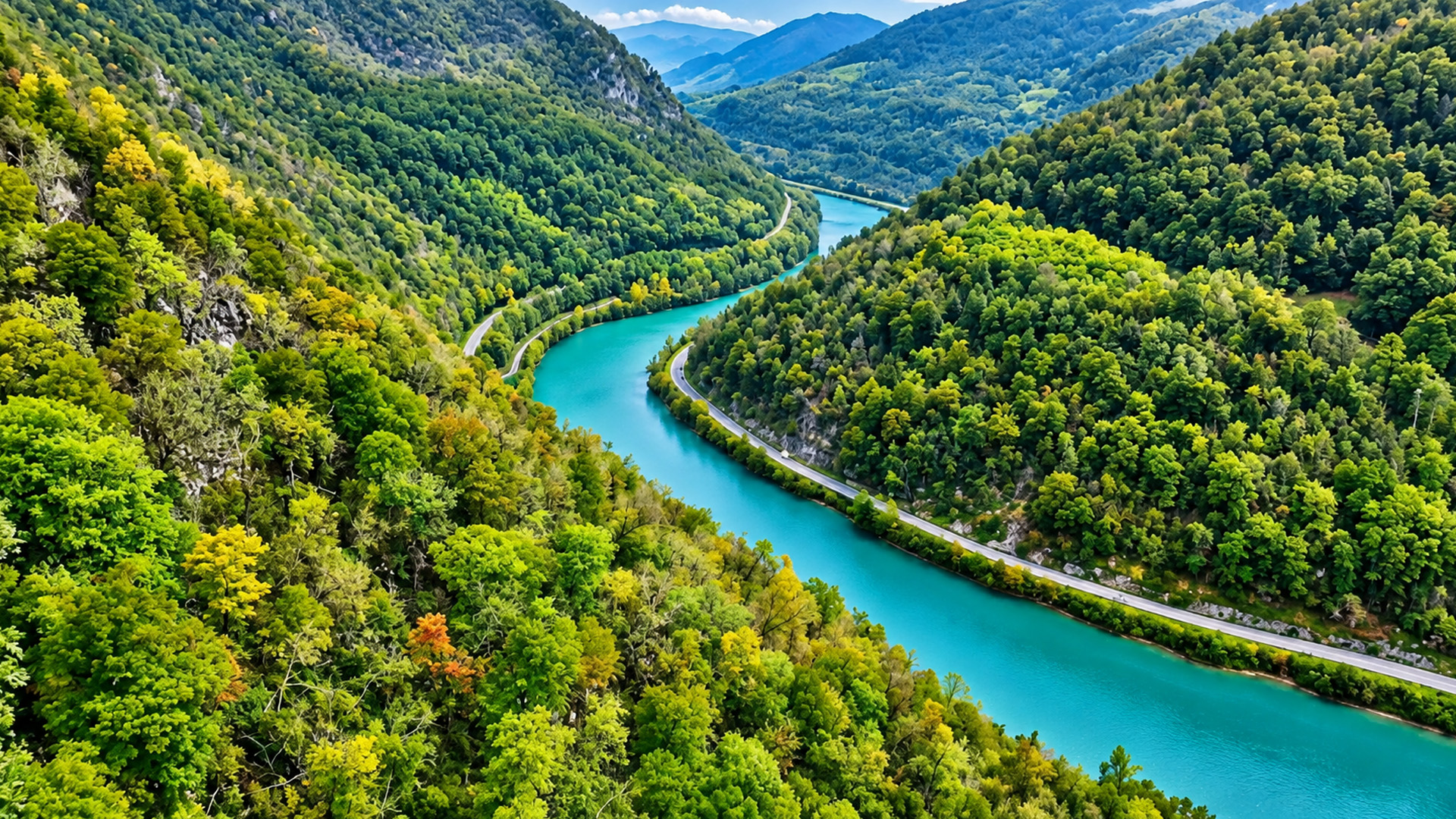 El río esmeralda que atraviesa el valle del Soča