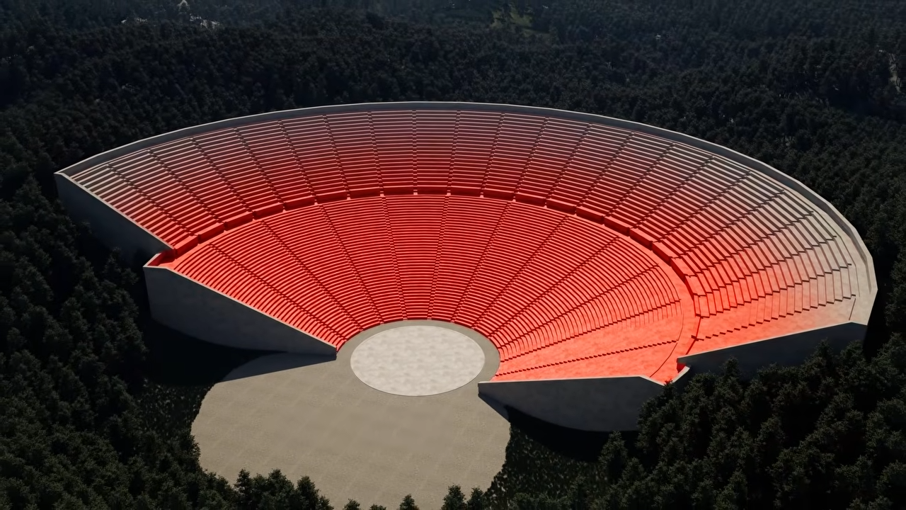 They whispered on stage in a 2,000-year-old theater... then people in ...