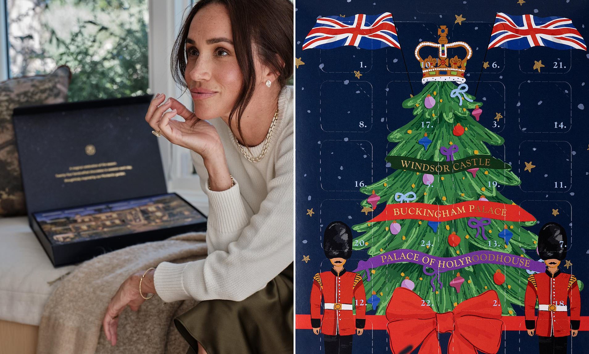 Buckingham Palace unveils £12 chocolate advent calendar that's £100 ...