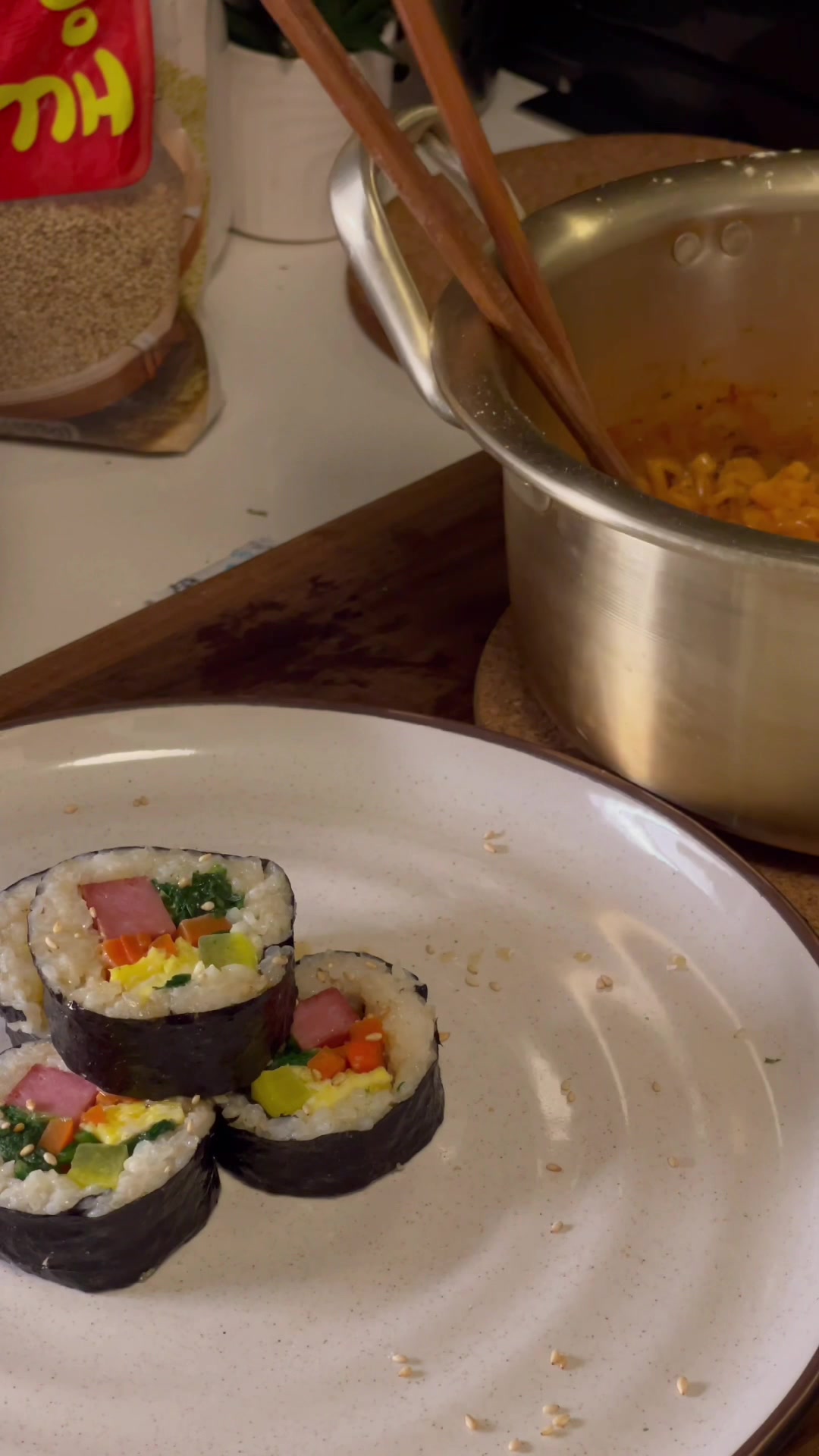 Kimbap brings delicious Korean flavors into every bite