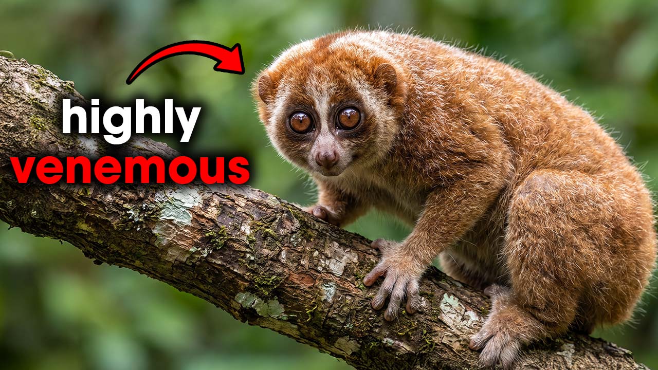 This cute animal is the only venomous primate on Earth