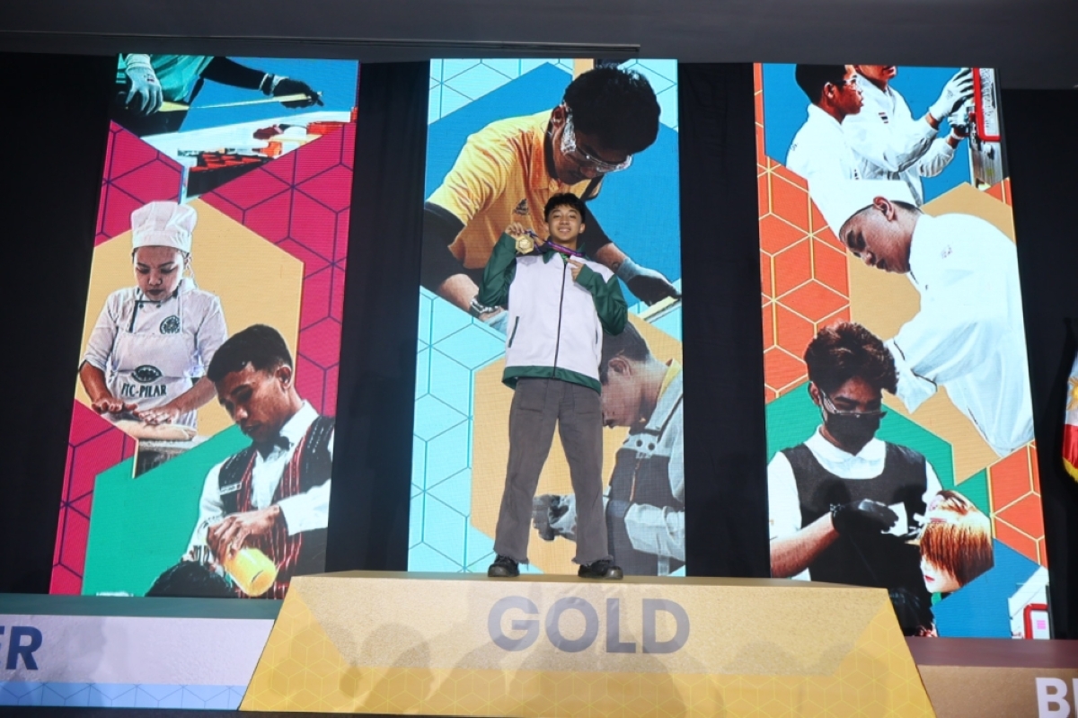 TMP tech student strikes gold at WorldSkills PH
