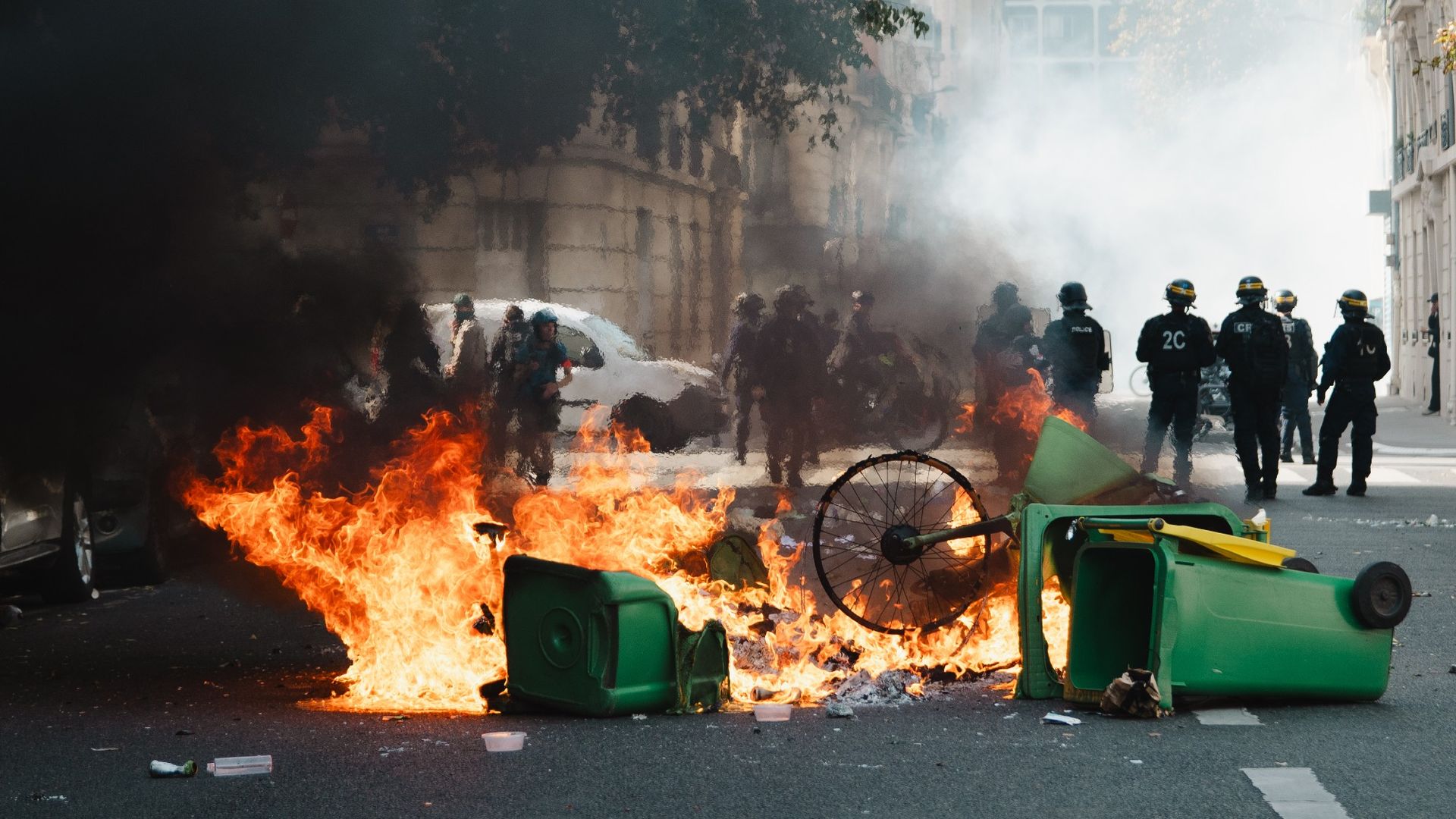 The school protests in France that have seen more than 5,000 arrests