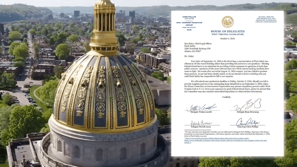 West Virginia lawmakers give Flock Safety days to answer questions ...
