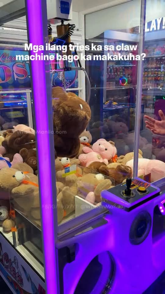 The friend who somehow always wins at the claw machine