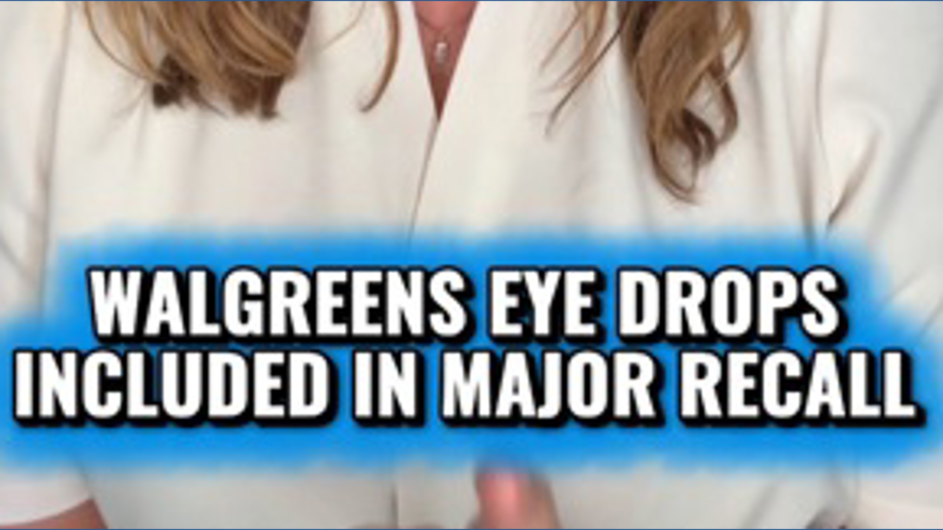 Nearly 750,000 eye drop products recalled