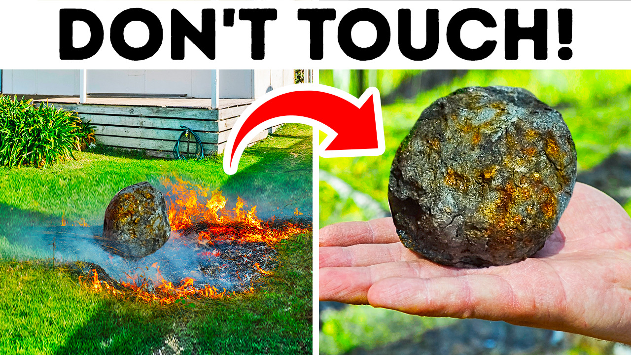 If you find that rock in your yard, don't touch it at all