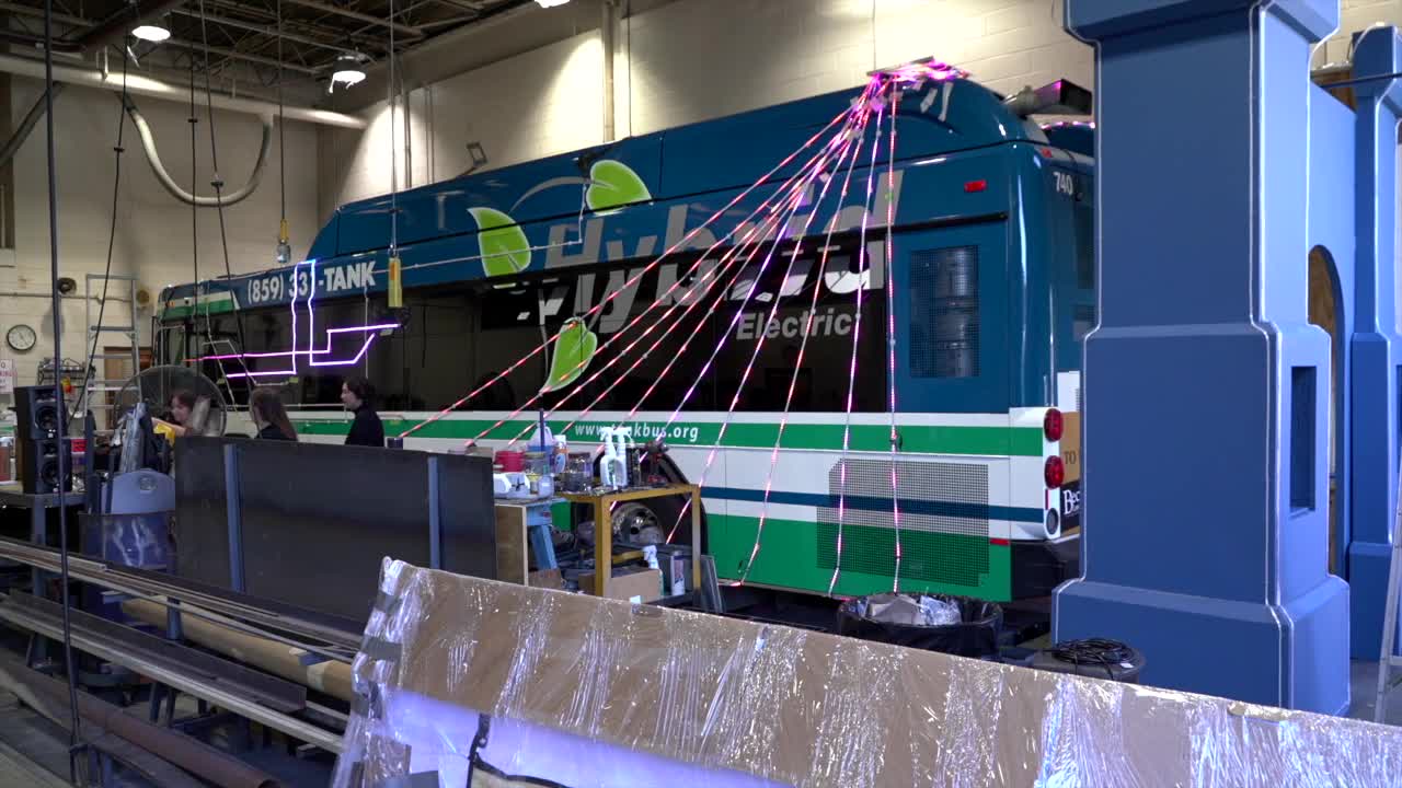 'Beyond the Bridge:' NKU students unveil TANK bus installation for ...