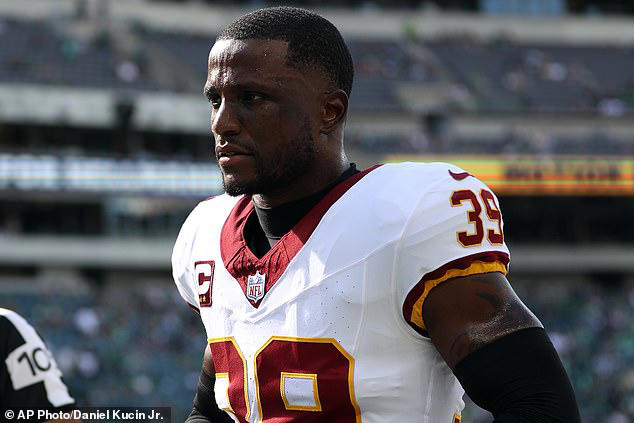 Commanders star posts gruesome locker room photo and claims he almost ...