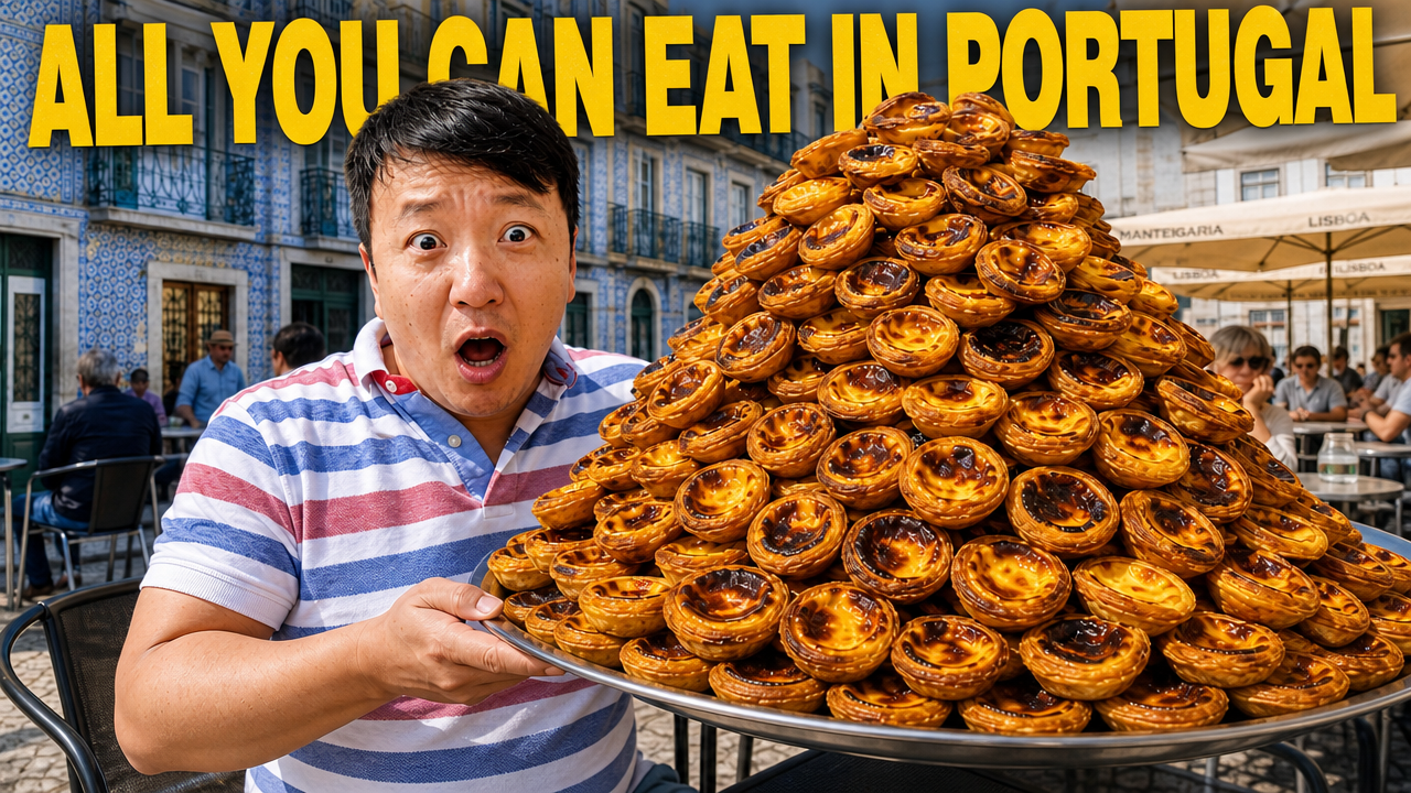 ALL YOU CAN EAT Portugese Buffet in Lisbon Portugal