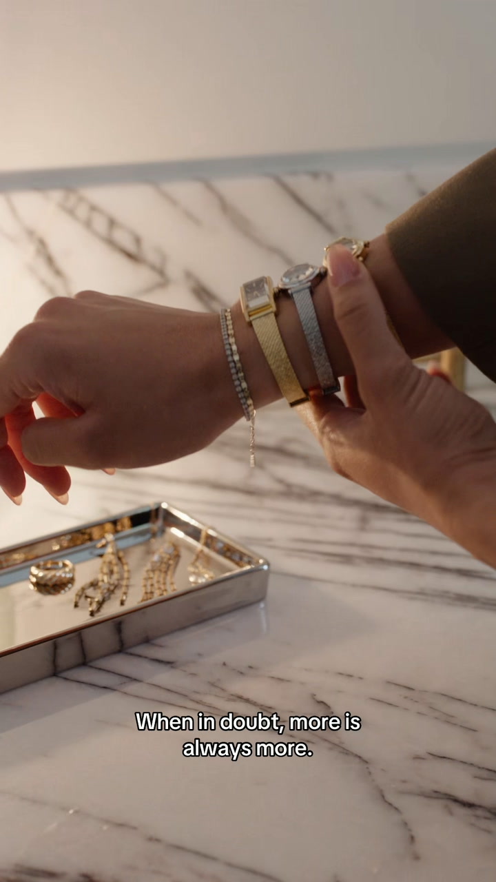 Date night plans always call for the perfect wrist stack