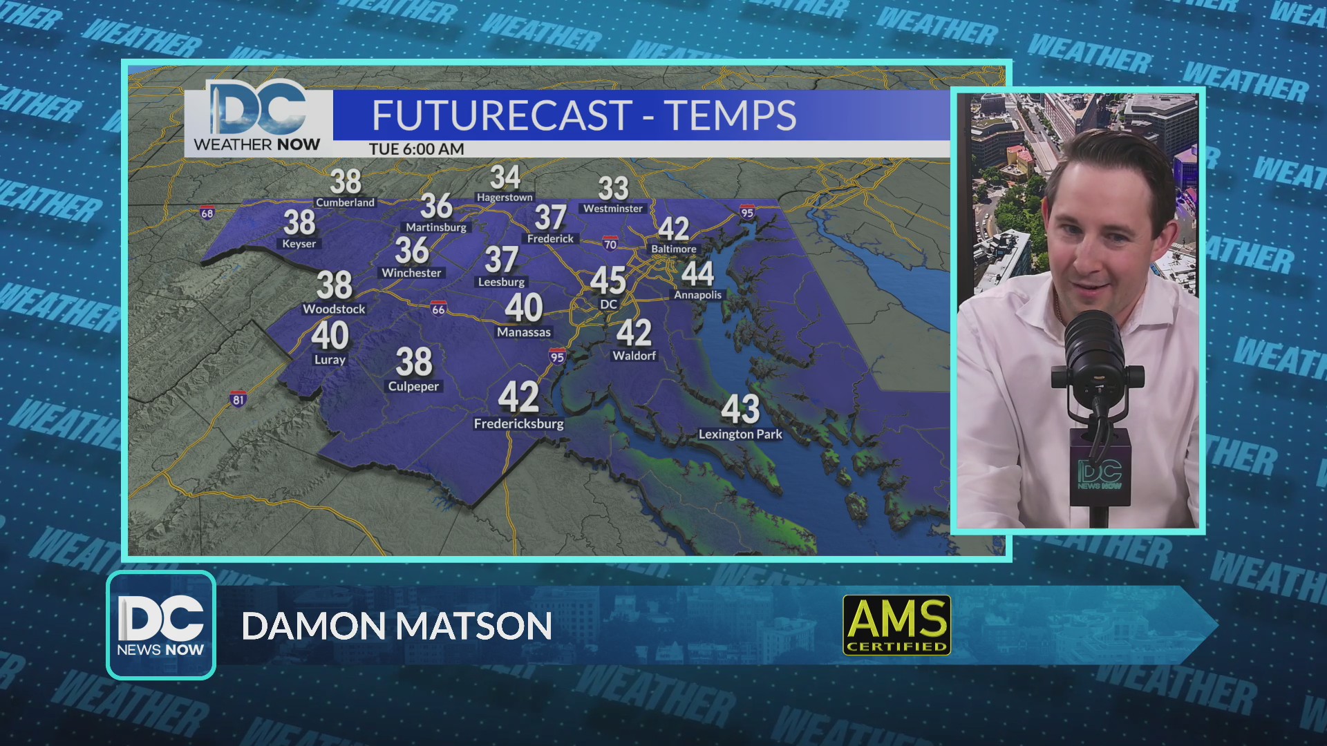 Chilly air arriving, frost possible to the west tonight
