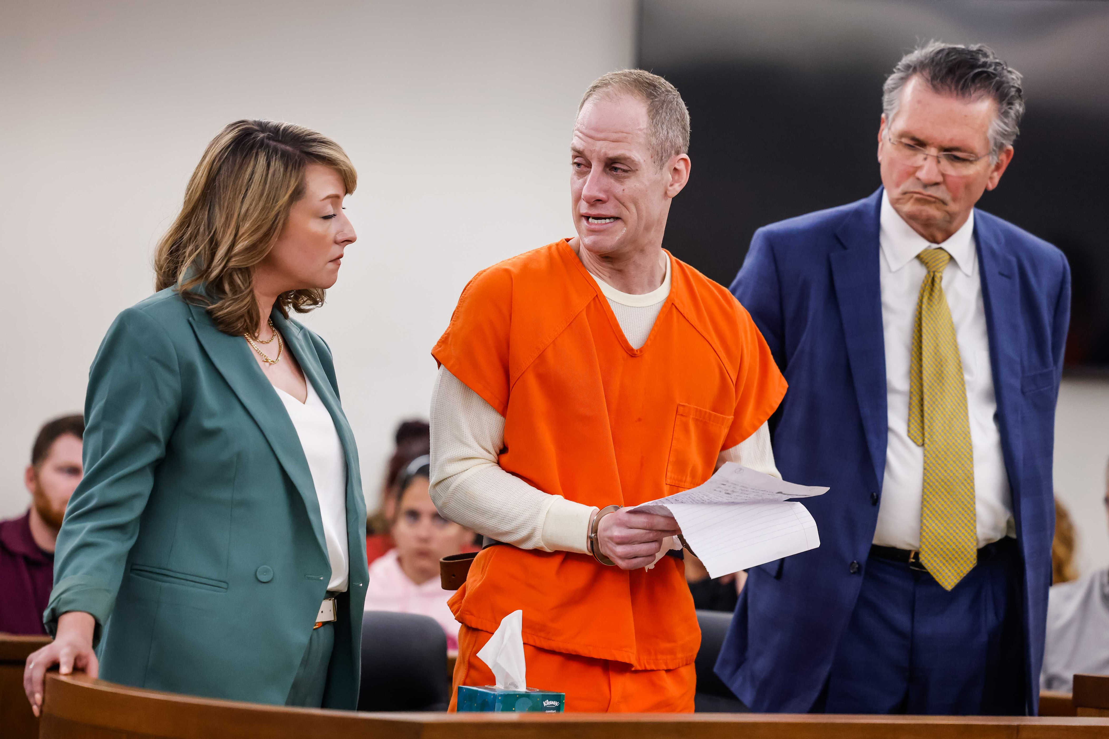 Watch: Caleb Flynn makes emotional statement during sentencing