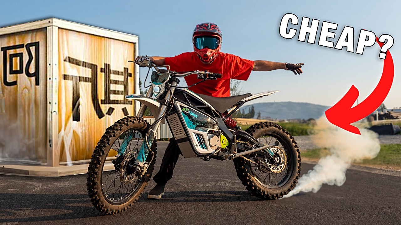 I bought the cheapest electric dirt bike