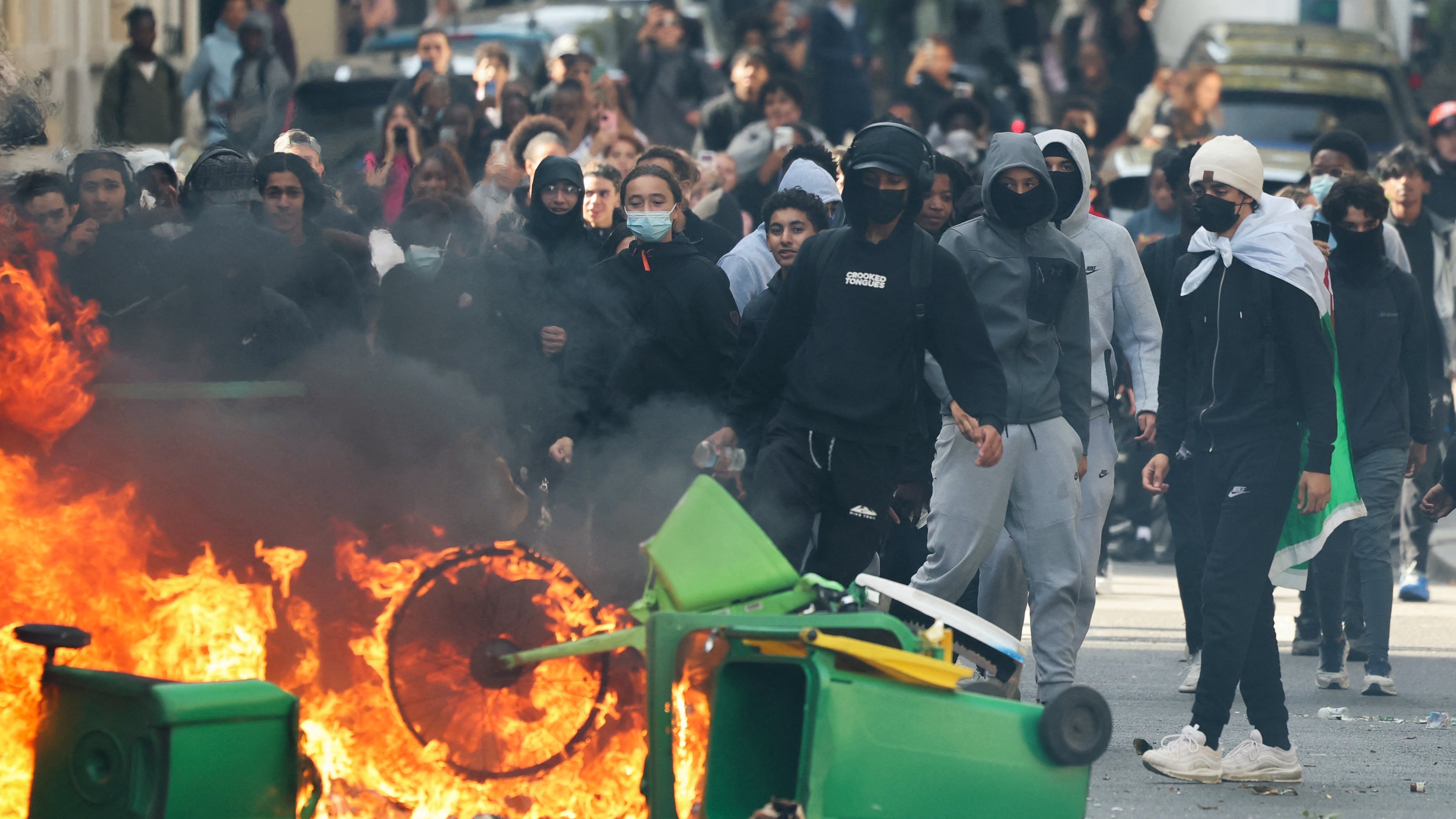 Teen’s hand blown off in raging high school protests