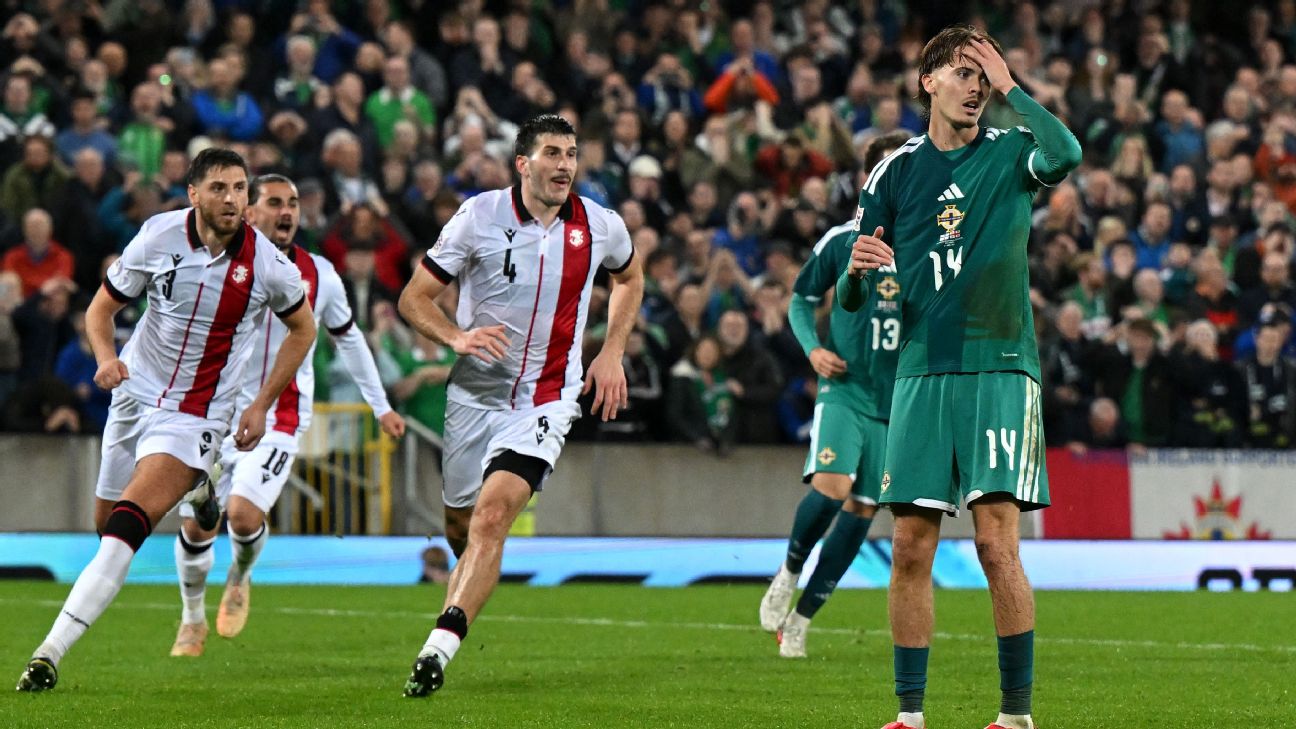 UEFA Nations League: Northern Ireland held by Georgia after late ...