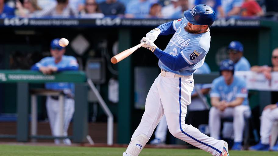 The writing might be on the wall for CF Kyle Isbel's tenure with the Royals